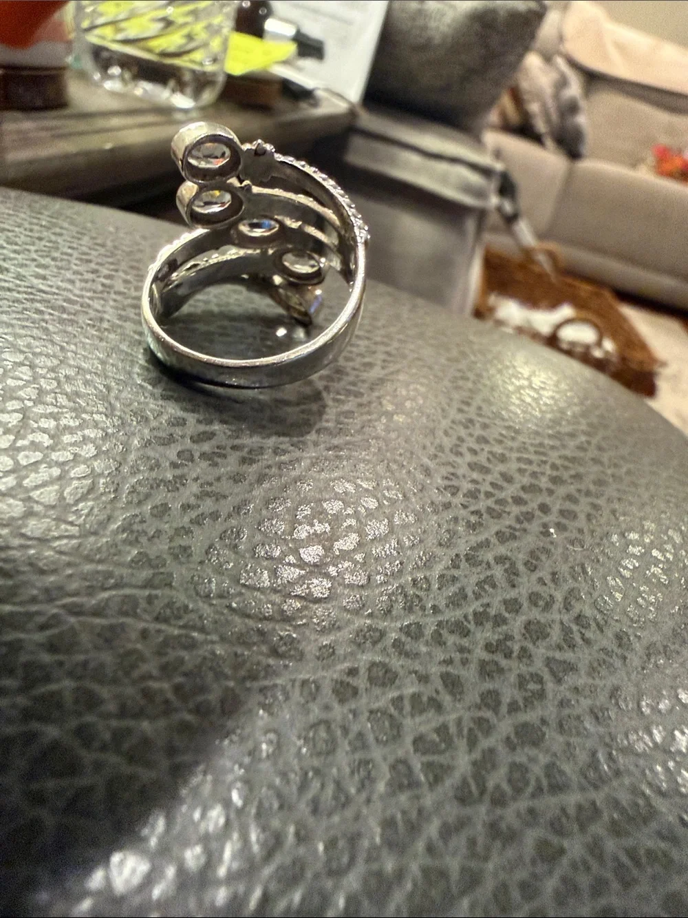 Diamonique Sterling Ring